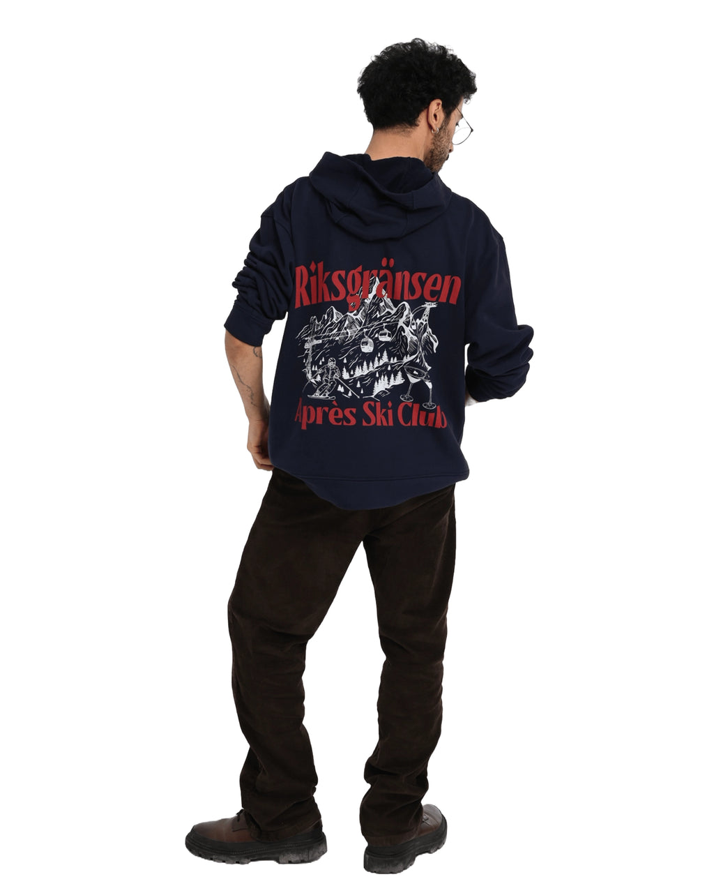 Riksgränsen Après Ski Club Hoodie Lacivert