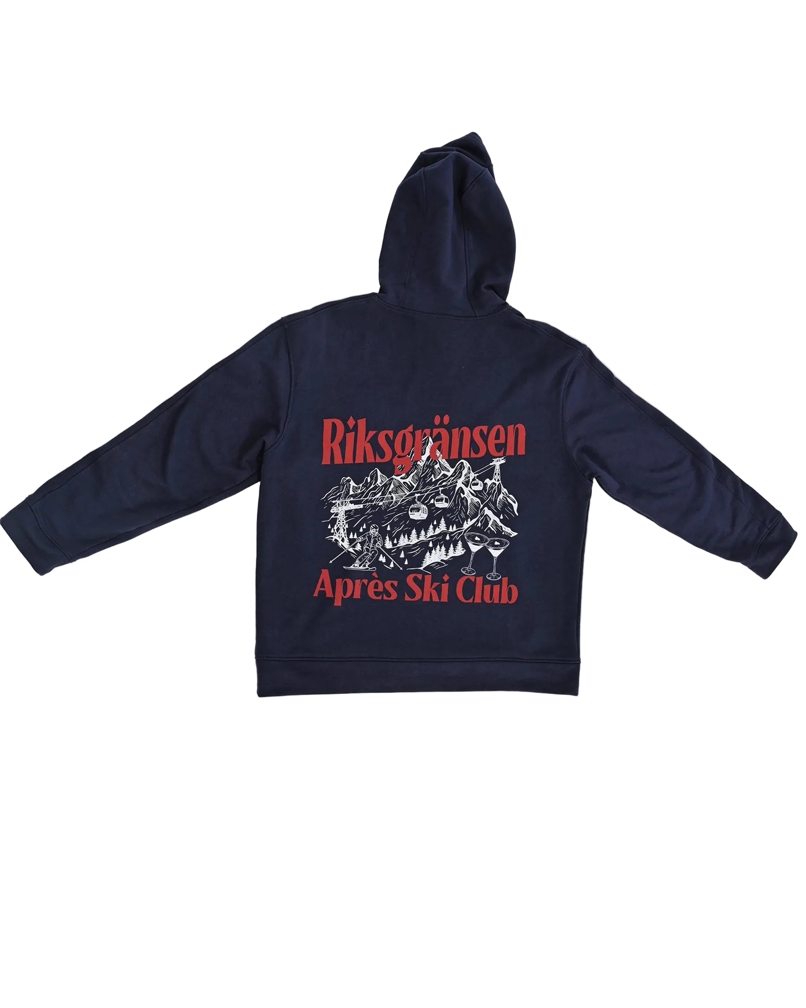 Riksgränsen Après Ski Club Hoodie Lacivert