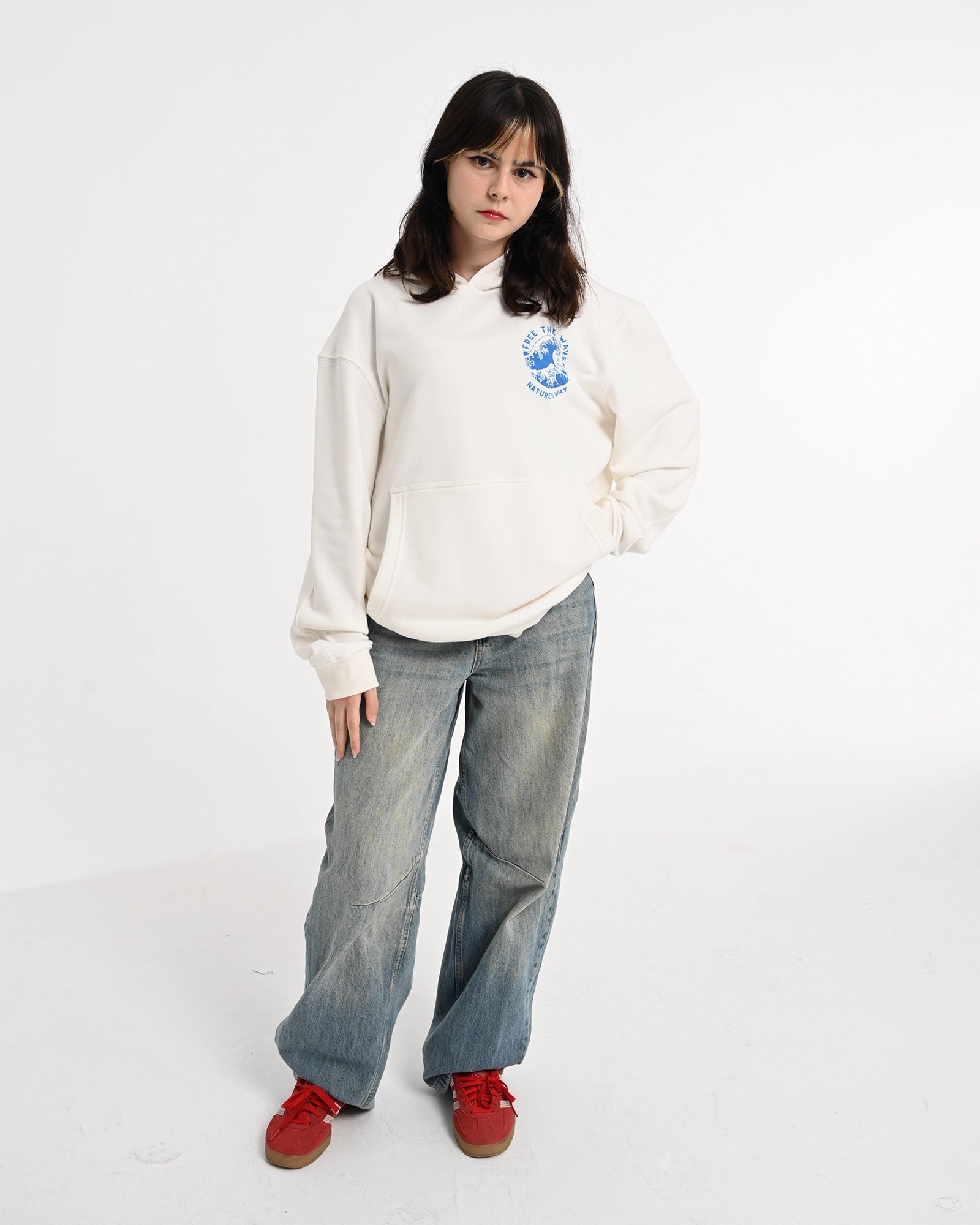 Riksgränsen Après Ski Club Hoodie Beyaz